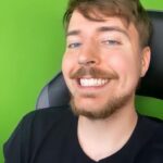​A friendly headshot of YouTube creator MrBeast, smiling directly at the camera with his signature short brown hair and light beard.